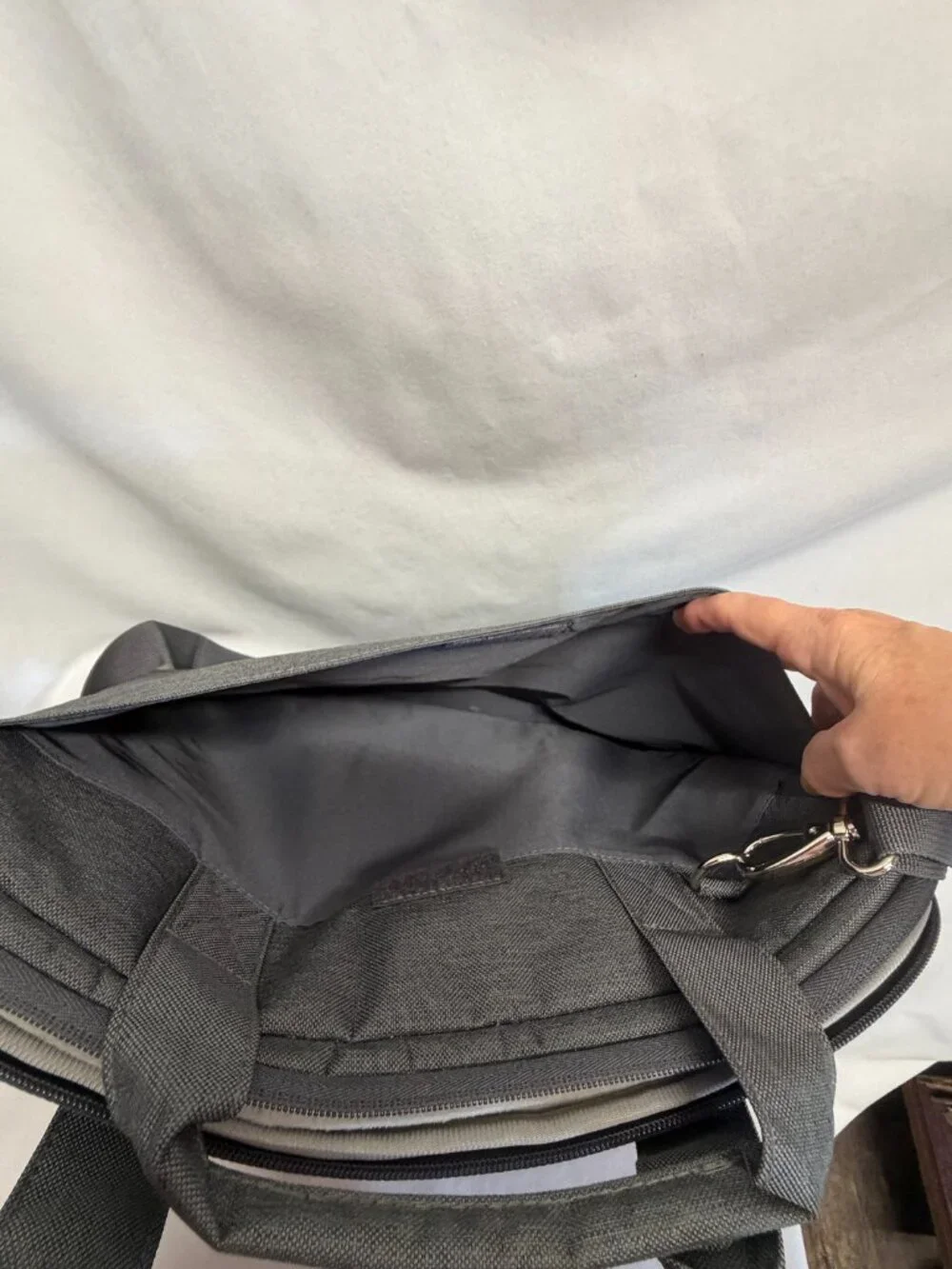 Voova Laptop Table Sleeve Messenger Bag Canvas